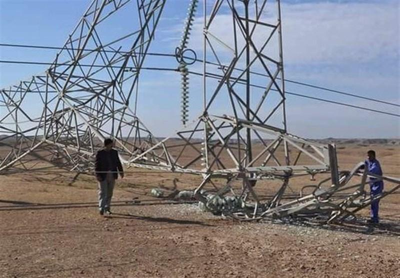 تروریست ها خط انتقال برق در خانقین را هدف قرار دادند تروریست ها خط انتقال برق در خانقین را هدف قرار دادند