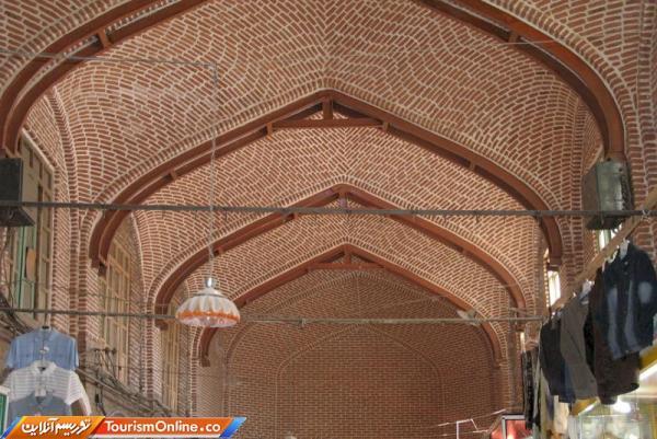 بازسازی ویلا: تیمچه ملک بازار تاریخی شهرستان سراب بازسازی شد