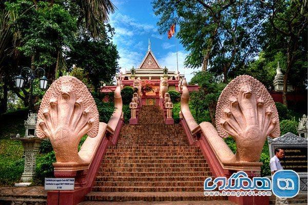 معماری Wat Phnom، نمایشی بی نظیر از تاریخ کهن