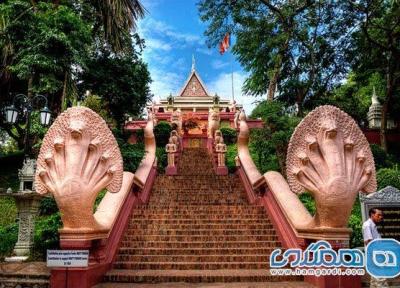 معماری Wat Phnom، نمایشی بی نظیر از تاریخ کهن
