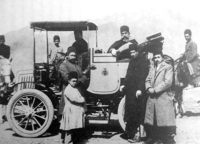 عکس ، نخستین خودروی که وارد تهران شد ، سرنوشت ماشین فرنگی در مرکز
