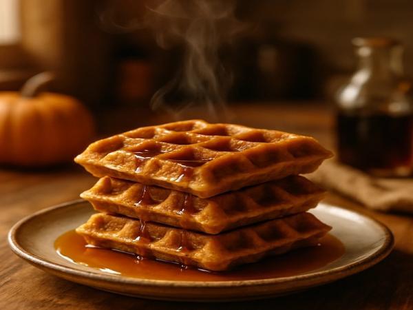 طرز تهیه وافل کدو حلوایی ، روش های درست کردن وافل بدون دستگاه